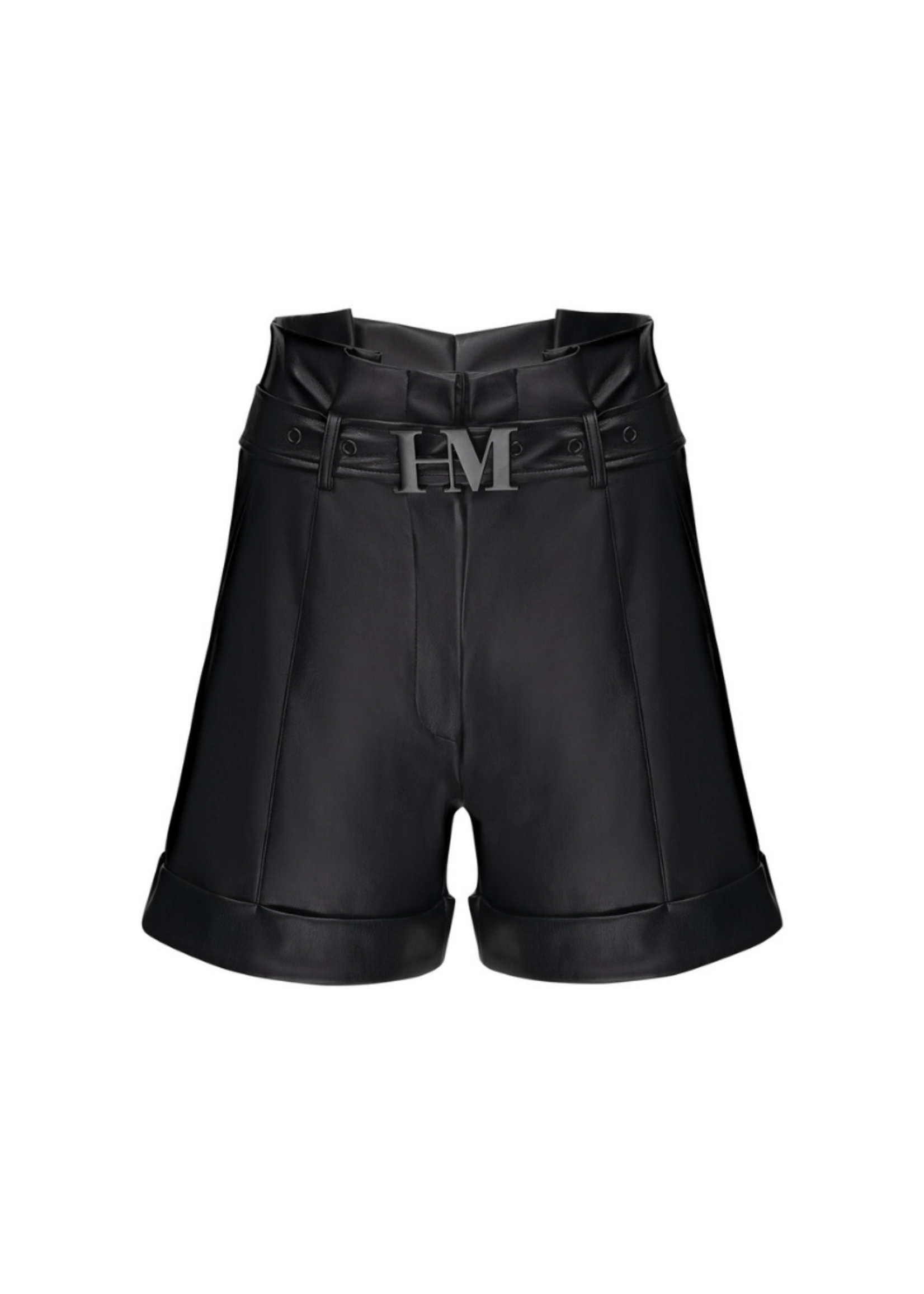 Hilary Macmillan Pleather Trouser Shorts