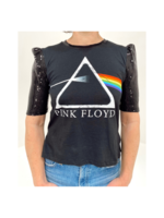 Original Copy Pink Floyd Sequin Puff Sleeve Top