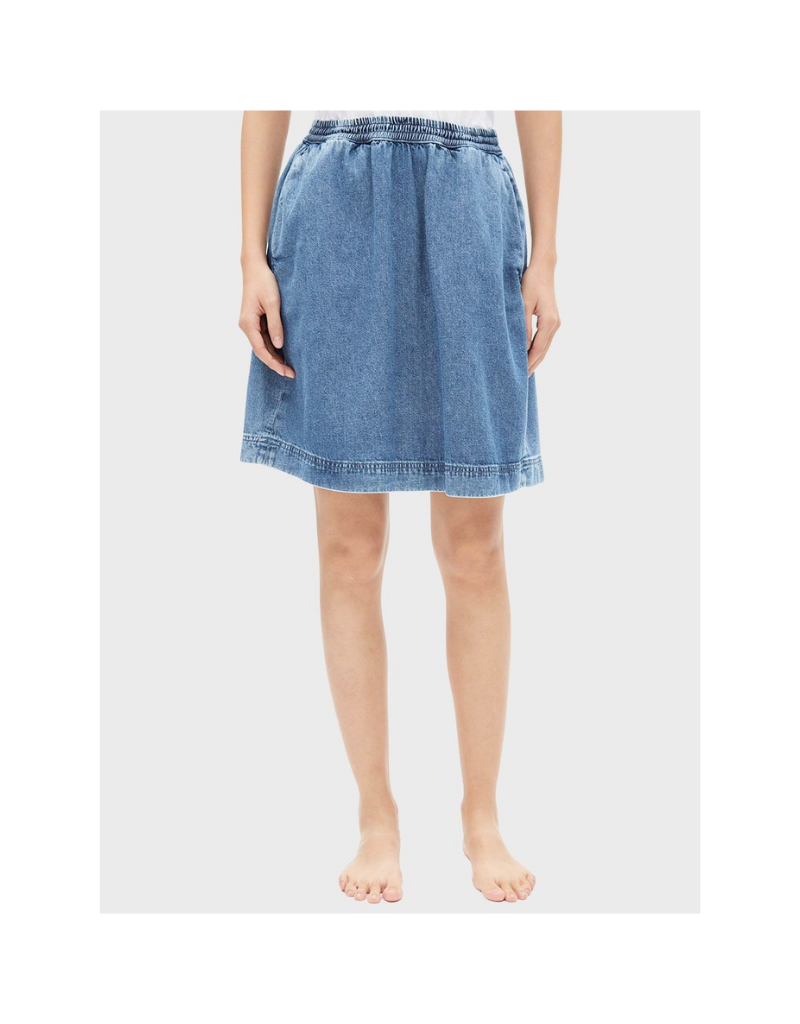 Armedangels Elastic Waist Denim Skirt | Women's Casual Skirts - espy