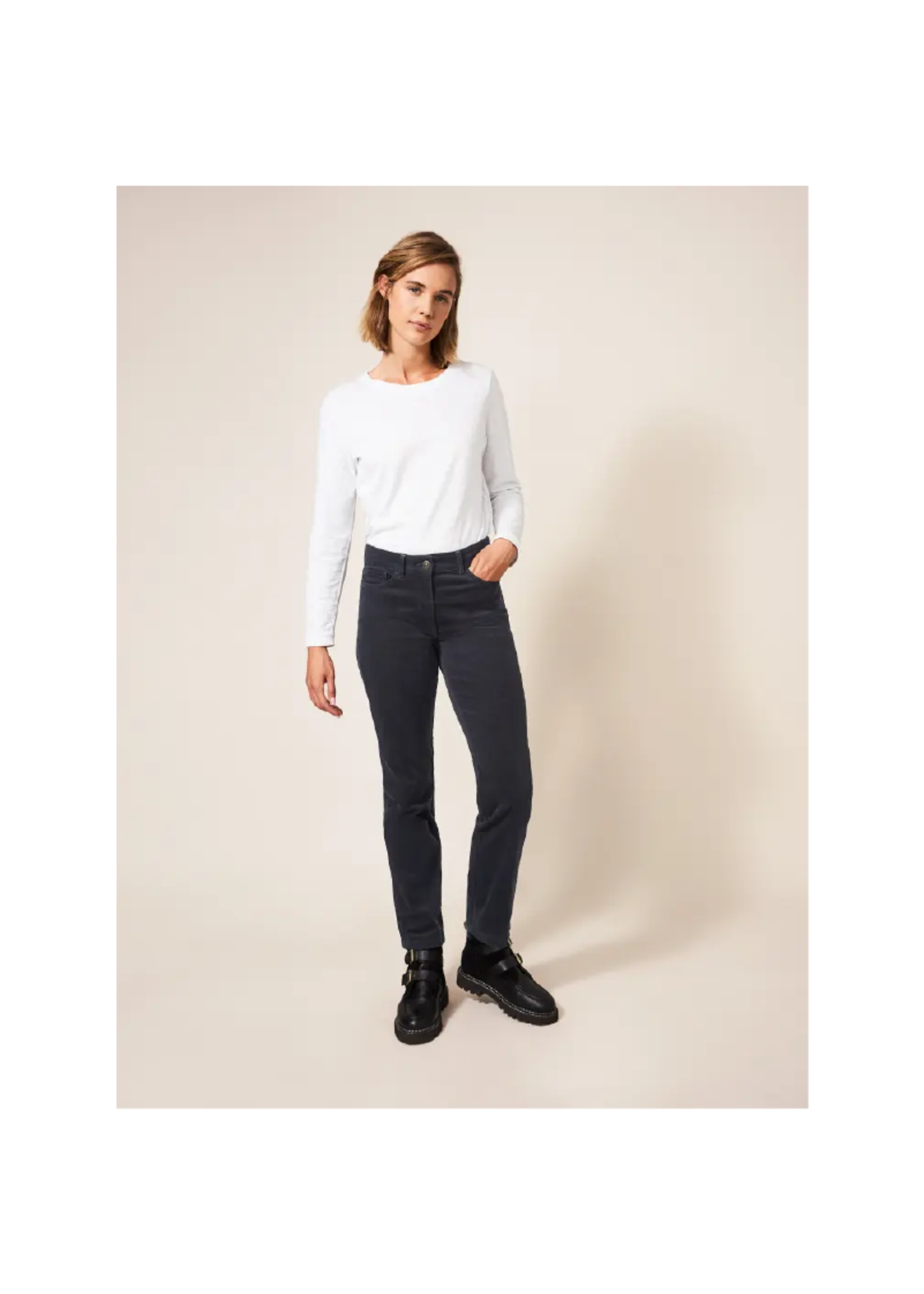 White Stuff Brooke Cord Pant Women's Straight Leg Trouser espy