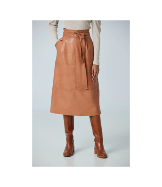 Iris Setlakwe Pleated A-Line Lamb Leather Skirt (2 Colours Available)