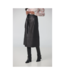 Iris Setlakwe Pleated A-Line Lamb Leather Skirt