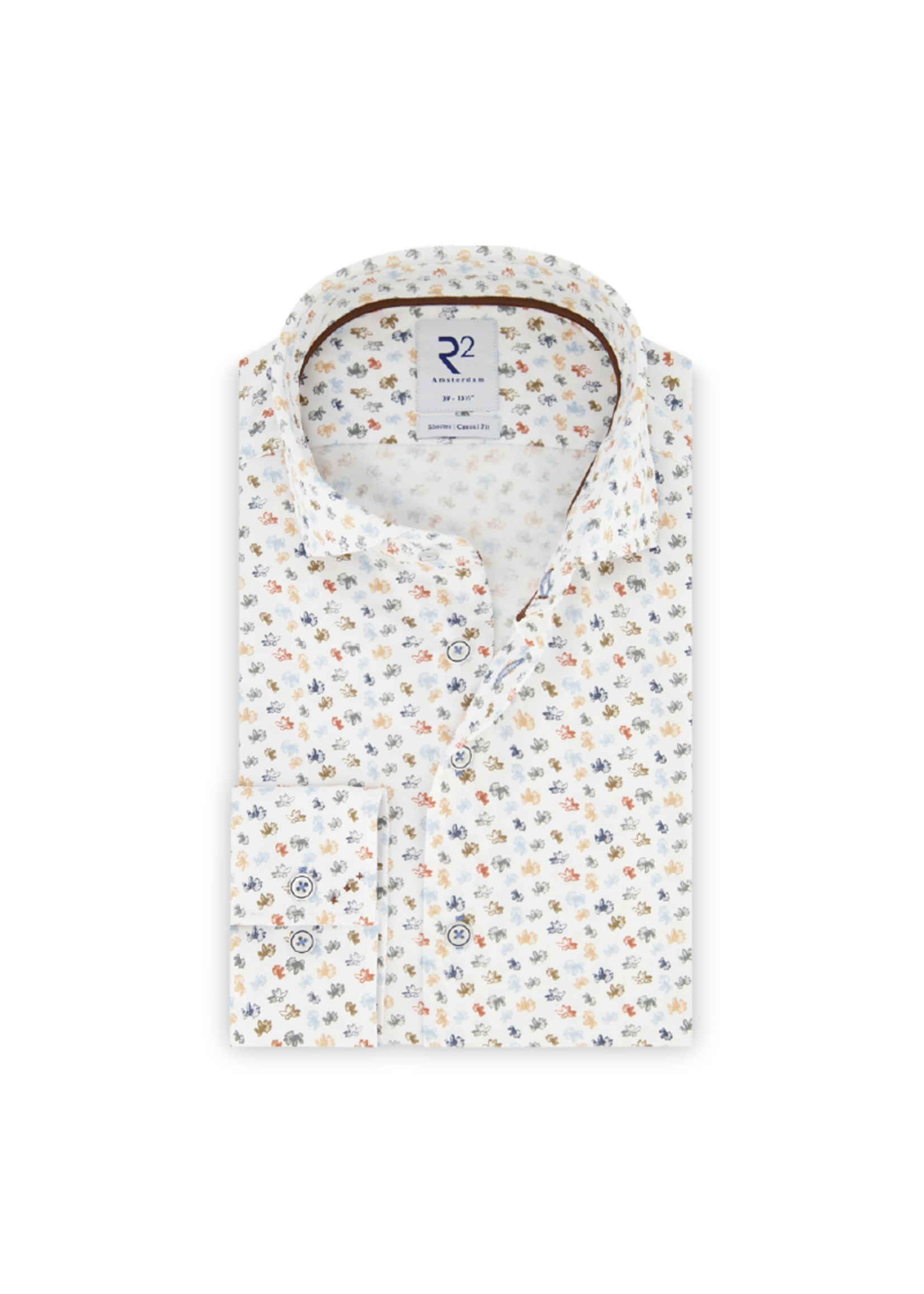 R2 Amsterdam Small Print Button-Up