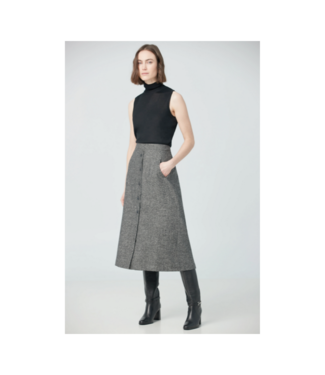 Iris Setlakwe Tweed A-Line Skirt