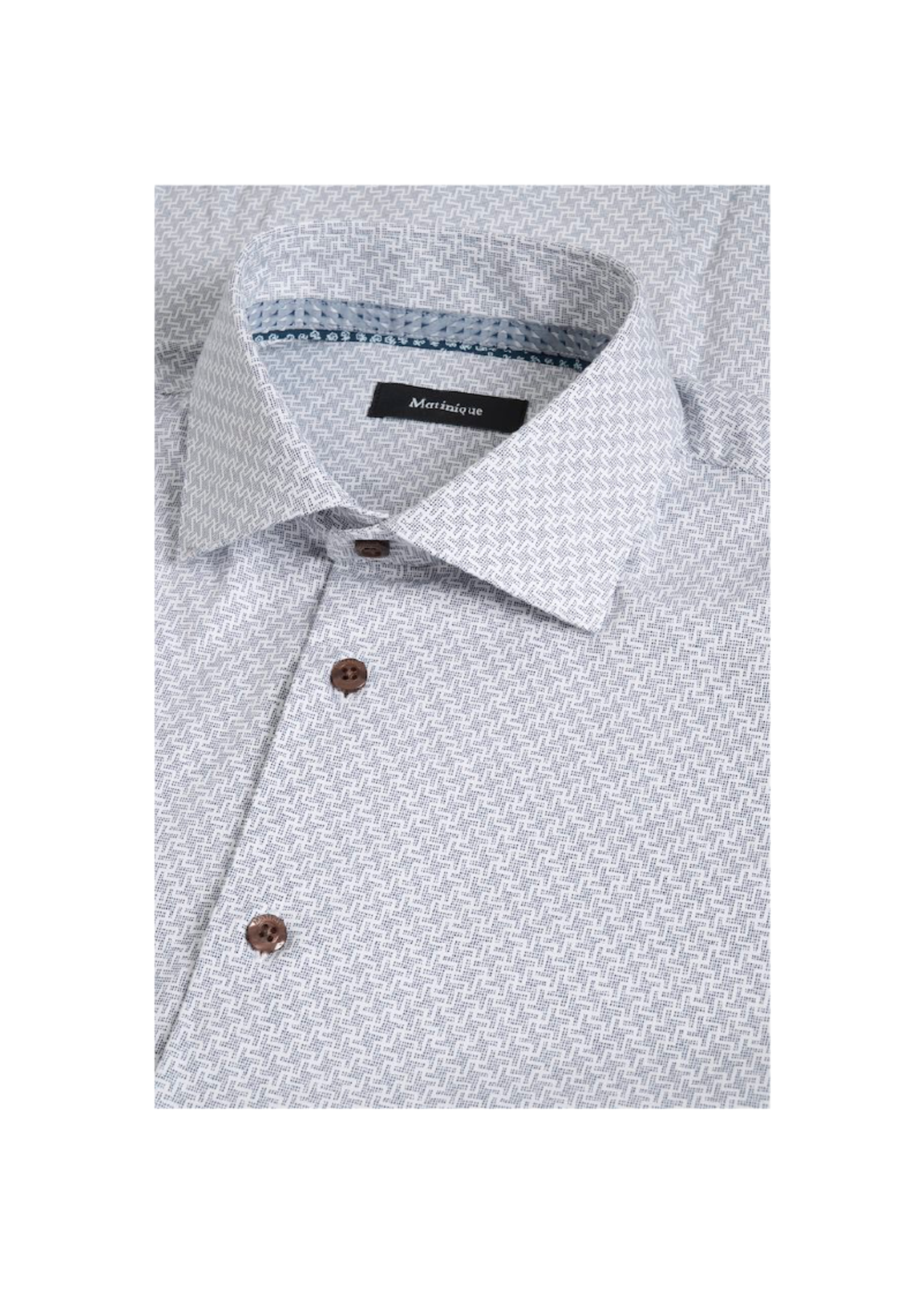 Matinique Marc Micro Geo Button-Up