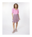 EsQualo Volant Shimmer Mini Skirt