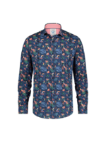 A Fish Named Fred Jungle Button-Up