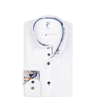 R2 Amsterdam Viscose Solid Button-Up