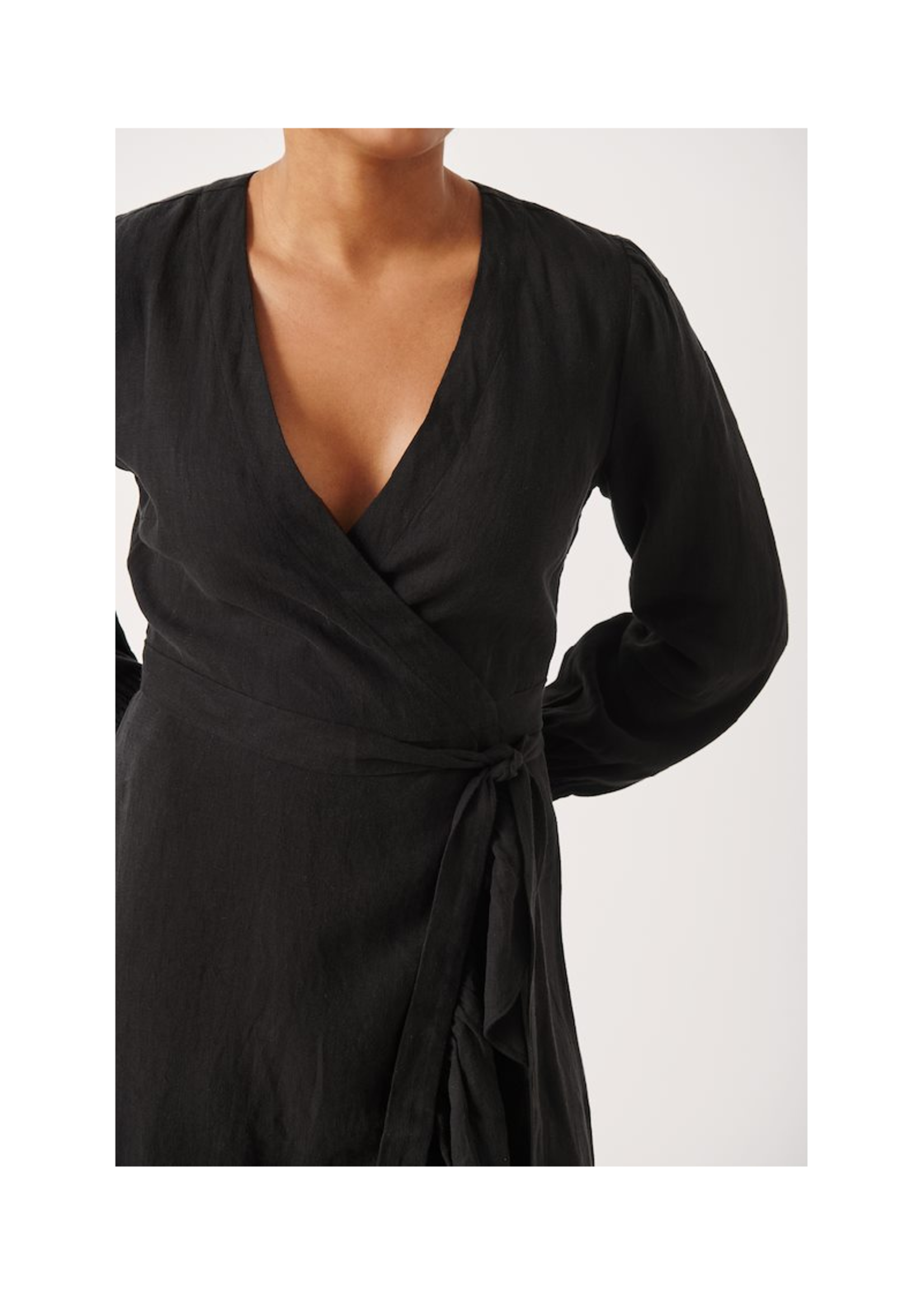 Part Two Soi Linen Wrap Dress Women's Summer Dress espy