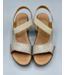 Valeria's Metallic Wedge Sandal (2 Colours Available)