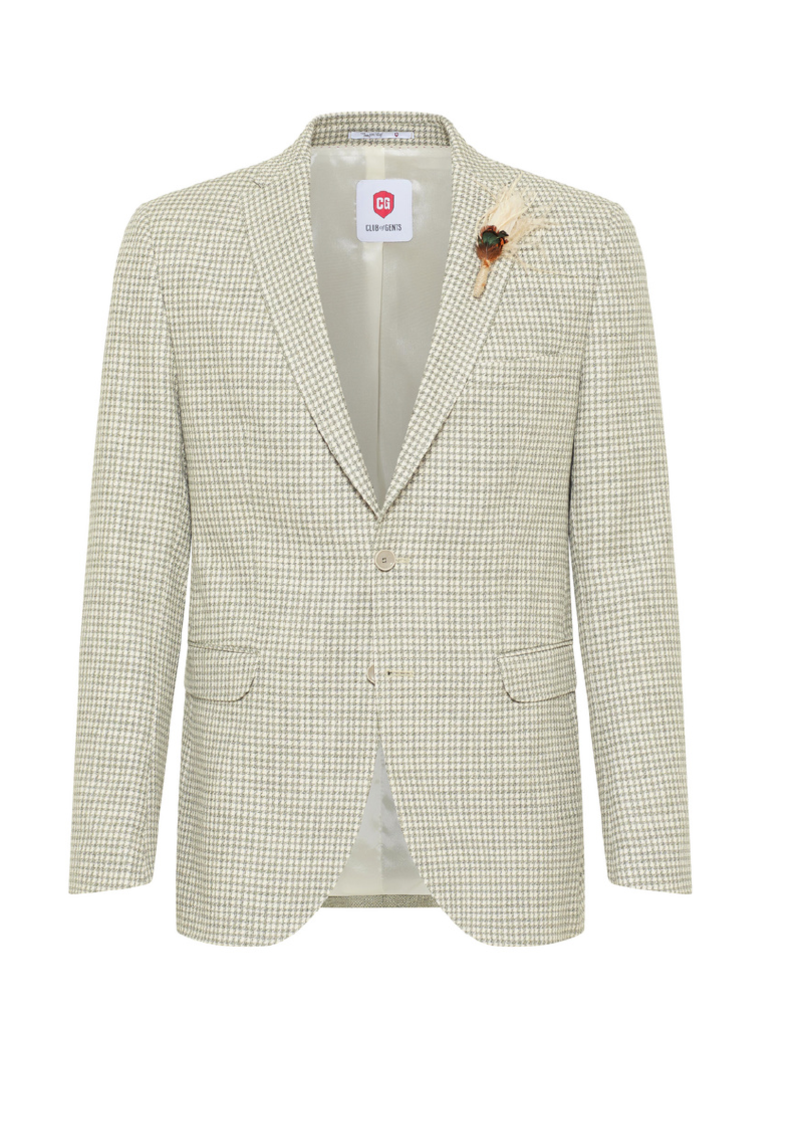 Club Of Gents Paul Blurred Houndstooth Jacket