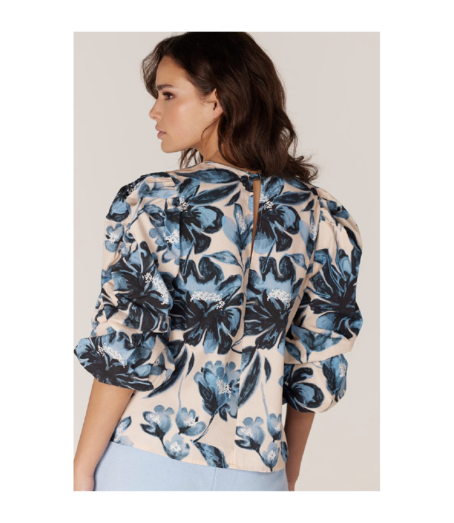 Juffrouw Jansen Turda Floral Top Women's Spring Blouse espy