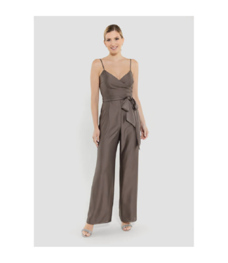 SWING Thin Strap Satin Jumpsuit