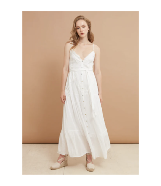 LAB Embroidered Maxi Dress