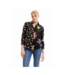 Desigual Floral Split Blouse