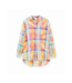 Desigual Tie-Dyed Plaid Shirt