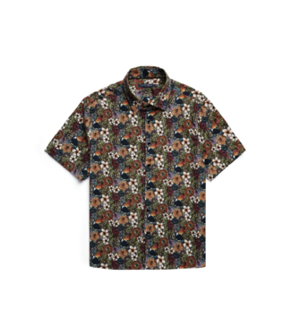 Stone Rose Jungle Short-Sleeve Button-Up