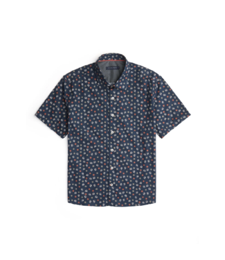 Stone Rose Skulls Short-Sleeve Button-Up