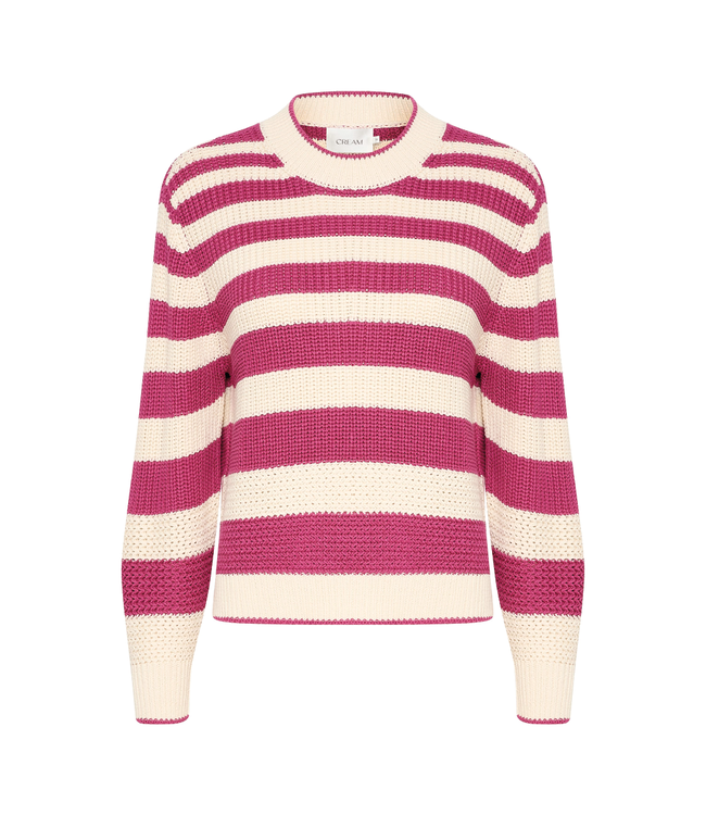 Cream Muka Stripe Sweater
