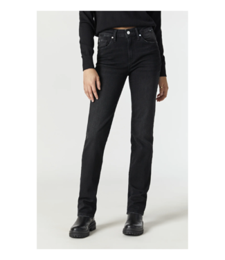 Mavi Women's Luisa Straight Leg In Black Luxe Twill