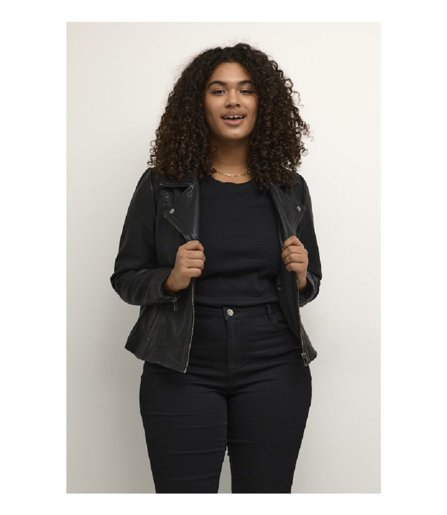 Coat For Women Plus Size Faux Leather Jacket Long Sleeve Zipper Fitted  Artificial Leather Coat Fall Short Jacket Veste Femme
