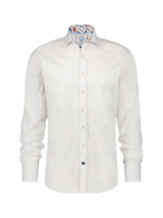 A Fish Named Fred White Powerstretch Solid Button-Up