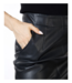 EsQualo Pleather Skirt with Pockets