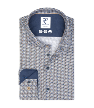 R2 Amsterdam Suitcase Long-Sleeve Button-Up