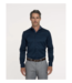 R2 Amsterdam Navy Paisley Trim Long-Sleeve Button-Up