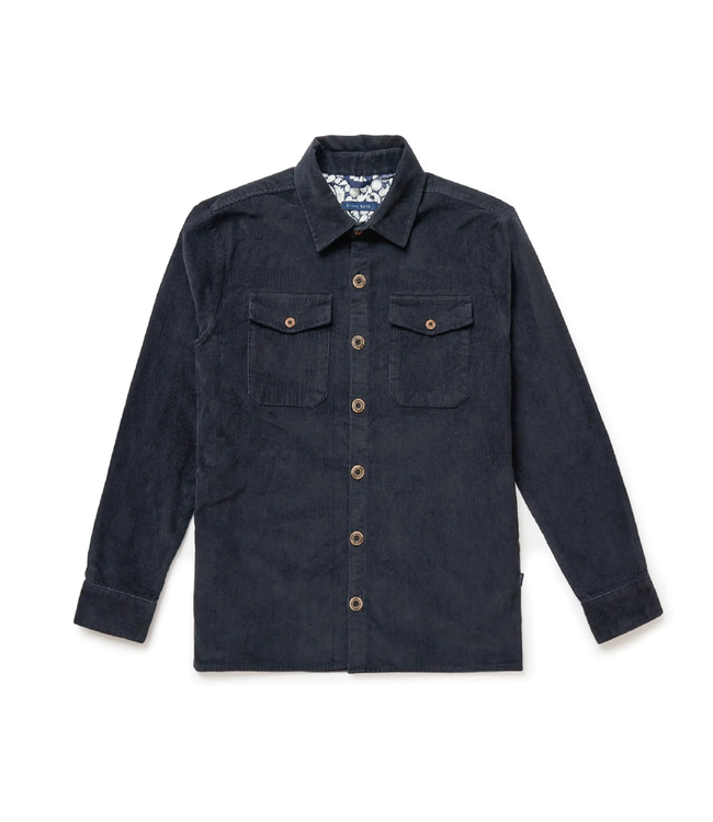 Stone Rose Brushed Cord Overshirt