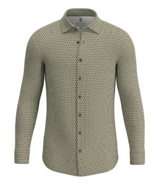 Desoto Geo Rectangle Long-Sleeve Button-Up