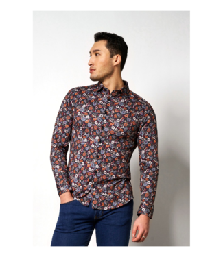 Men Splice Leopard Printed Shirt with Pocket Men Dress Shirt Long Sleeve  Mens Button Shirts Navy S : : Clothing, Shoes & Accessories