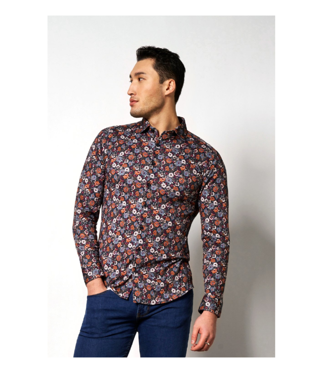 Desoto Floral Long-Sleeve Button-Up