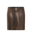 Cream Nela Bronze Tile Mini Skirt