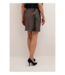 Cream Nela Bronze Tile Mini Skirt