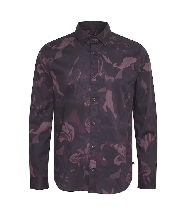 Matinique Trostol Abstract Floral Button-Up