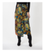 EsQualo Elastic Back Party Print Skirt