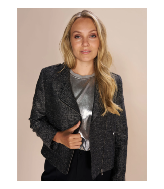 Crop jacket with storm flap – Iris Setlakwe