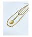 espy Astro Triple Chain Pendant Necklace