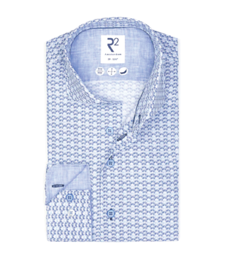 R2 Amsterdam Micro Bike Print Button-Up