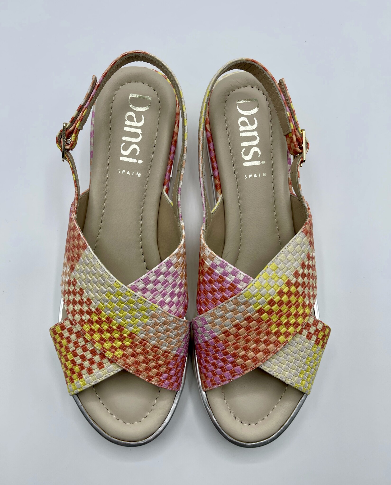 Dansi Crossover Basket Weave Platform Sandal Women's Footwear espy