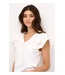 Culture Gith Poplin Ruffle Tee