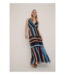 Iris Setlakwe Multi Stripe Long Dress