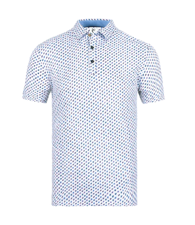 R2 Amsterdam Boat Print Polo