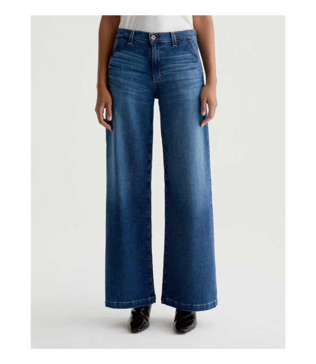 AG Jeans Stella Wide Leg Slash Pocket Plume