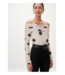 Lezalez Off Shoulder Polka-Dot Top