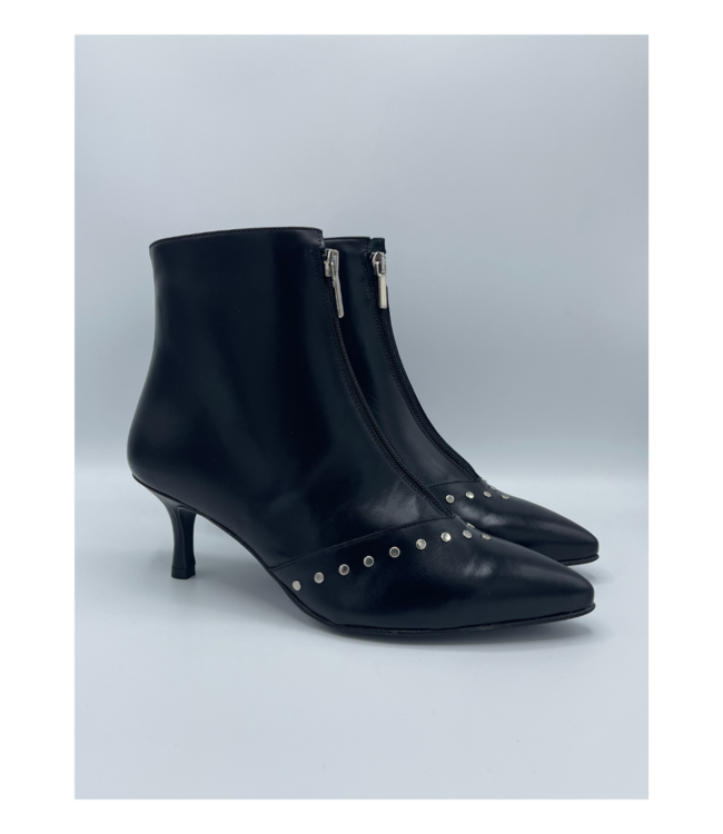 Dansi Pointed Toe Front Zip Boot