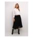 Cream Irma Layered Skirt