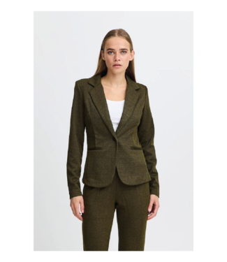 ICHI Kate Jacquard Short Blazer