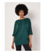 Apricot Green Batwing Long Blouse